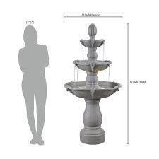 I thought about a sealant, but it is dirty and needs to be cleaned, and i'm afraid that as soon as i take a brush to it, it will fall apart. Oleander 62 Outdoor 3 Tier Floor Fountain 30 X 62 On Sale Overstock 20740826