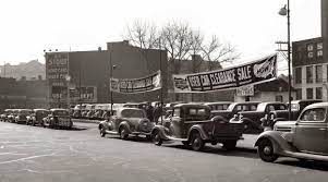 Street Scene Bf Stout Used Cars Trucks Http Www Katefrostinc Com Car Memorabilia Car Yard Car Dealership