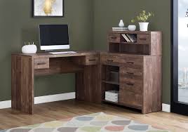 Get free shipping on qualified corner, monarch specialties desks or buy online pick up in store today in the furniture department. Computer Desk Brown Wood Grain L R Facing Corner Monarch Specialties I 7427