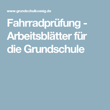 Die grundschule blanke ist eine von 13 grundschulen in der schönen wasserstadt nordhorn. Fahrradprufung Arbeitsblatter Fur Die Grundschule Grundschule Grundschulkonig Arbeitsblatter Grundschule
