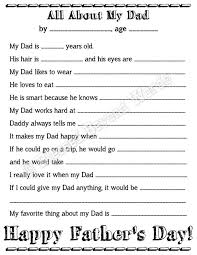 All About My Dad Free Father S Day Printable Father S Day Printable Fathers Day Questionnaire Dad Printable