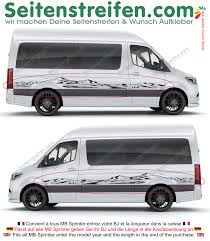 Mercedes Benz Sprinter Belles Montagnes Autocollant Ensemble Complet N 6767