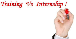 difference between training and internship with comparison