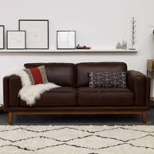Dekalb Leather Sofa West Elm Leather Sofa Leather Sofa Brown Couch Living Room