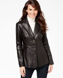 Jones New York Leather Blazer Coat Women S Leather Jacket Ideas Leather Jackets Men Women S Fas Blazer Jackets For Women Jacket Outfit Women Leather Coat