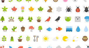 Free Download 100 Nature Icons By Vecteezy Icon Design Icon Game Design