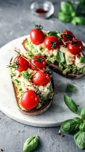 Avocado Roast Tomato Mozzarella Toasts Recipe Vegetarian Recipes Easy Easy Bbq Recipes Quick Recipes Snacks