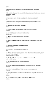 Apr 10, 2021 · it's simple to print out our fun quiz questions and answers general knowledge sheets and begin testing your trivia data. Pdf Telecharger Esl Quizzes Intermediate Gratuit Pdf Pdfprof Com