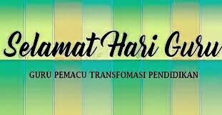Guru pemacu transformasi pendidikan tema perayaan hari guru tahun 2018. Syyy It S My Life Hari Guru 2018