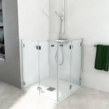 Box doccia frontale per disabili composto da 2 ante fisse e 4 ante apribili a battente verso l'esterno. Cabina Doccia In Vetro Per Disabilita Vetraria Gelfi Bergamo