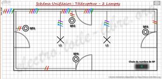 schema unifilaire d un telerupteur avec 1 ou 2 lampes et 1 a 4 boutons poussoirs schema unifilaire installation electrique cours electricite