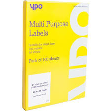 Buy labels 21 per sheet and get the best deals at the lowest prices on ebay! Multi Purpose Labels Stationery Products Ypo