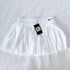 Nike women's victory print skirt. Nike Skirts New Nike White Victory Tennis Skirt Poshmark
