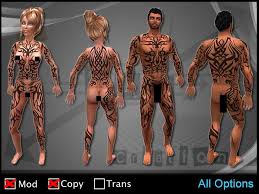 Maybe you would like to learn more about one of these? Second Life Marketplace Zaw Tattoo Tribal Full Body Z2