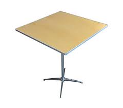 3 Foot 36 Inch Diameter Heavy Duty Square Cocktail Or Bistro Solid Birch Wood Folding Table With 30 Inch Or 42 Wood Folding Table Folding Table Square Tables