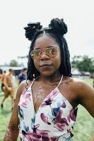 Behold The Best Hair And Beauty From Panorama Festival Festival Hair Black Rave Hair Cool Hairstyles