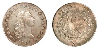 1795 Flowing Hair Silver Dollar Silver Plug Coin Value
