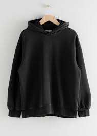 Oversized Hooded Boxy Sweatshirt In 2021 Sweatshirts Black Sweatshirt Outfit Oversize Hoodie