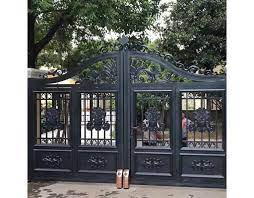 It will also complement the concrete walls and floors, so this gate is ideal for suburban homes and townhouses. Front Entry Simple Iron Main Gate Grill Colour Designs For Farm House Design For Homes In Aluminium Doors Aliexpress