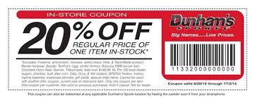 Dunhams Sports In Store Coupon Store Coupons Dunham Sports Coupons