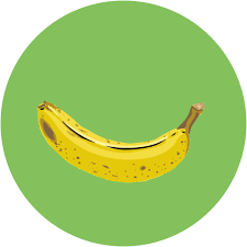 Icône Canaries, banane, la nourriture, fruits dans Canary gastronomy