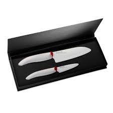Fk Knife Set White Kyocera Royaldesign Ceramic Gifts Kyocera Gift Set