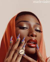 Megan thee stallion just thought she'd show you how she'd absolutely destroy a super bowl halftime performance. Megan Thee Stallion Marie Claire Us Cover Photos Fashion Gone Rogue