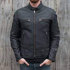 A Retro Inspired Motorcycle Jacket Full Grain Leather Cowhide Construction The Jacket Features A Ton Of Leather Jacket Men Men S Leather Jacket Riding Jacket