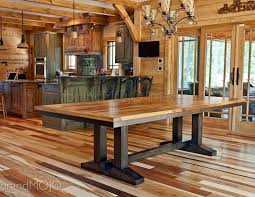 Shop our selection of customizable dining tables with features like butterfly leaves, rustic finishes and more. Custom Reclaimed Wood Dining Table Wormy Chestnut Barmwood Rustic Wood Farmhouse Table Trestle Table Custom Built Brandmojo Interiors Barnwood Dining Table Reclaimed Wood Dining Table Wood Dining Table