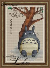 Free stitching pattern creator and generator. Totoro Digital Cross Stitch Pattern