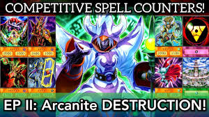 Duel Links Synchro Spell Counters Arcanite Magician Youtube