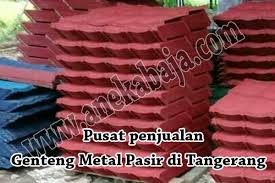 Harga genteng metal pasir 2x4 murah 081317572163. Harga Genteng Metal Berpasir Tangerang 2021 Aneka Baja
