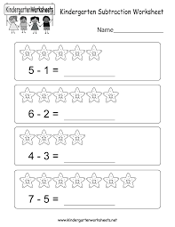 This Is A Fun Subtraction Worksheet Kids Can Learn To Subtract Using The Subtraction Worksheets Kindergarten Math Worksheets Free Kindergarten Math Worksheets