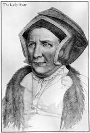Margaret Bacon, Lady Butts, lady-in-waiting at Henry VIII's court  (engraving)
