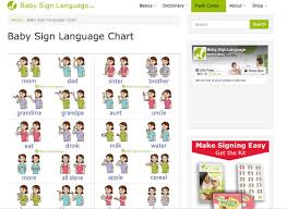 Baby Sign Language Free Resources Charts Flash Cards