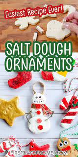 How To Make Salt Dough Ornaments The Kids Will Love Video Recipe Video Christmas Crafts Kids Christmas Ornaments Diy Christmas Ornaments