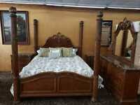 This collection from the michael amini… Aico By Michael Amini English Truffle Brittney 5pc King Size Bedroom Set Ebay