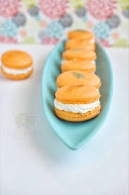 Orange Blossom Creme Chantilly Macarons I Sugar Coat It Recipe Macaron Recipe Food Recipes