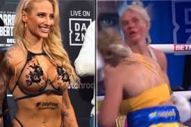 Ebanie Bridges, de hacer el pesaje con lencería nude a dejar KO a Shannon  OConnell