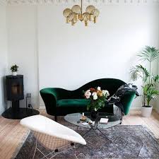 Room Redo Small Elegant Nordic Living Room With Green Sofa Victorian Sofa Home Decor Green Sofa