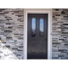 Sometimes the biggest problem that arises from the use of manufactured stone veneer siding isn't the finish itself, but the damage to a home's interior. Adorn 23 5 In X 6 In Colorado Gray Stone Veneer Siding Flats Cgflat The Home Depot