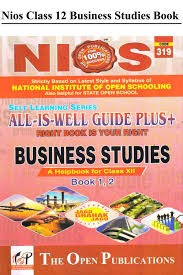Nios Help Books Nios Latest Exam Book Business Study 319 English Medium Business Studies Books Exam