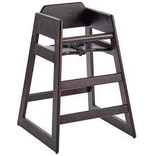 Lancaster Table Seating Ready To Assemble Restaurant Wood High Chair With Walnut Finish In 2020 Wood High Chairs Wooden High Chairs Leather Chair With Ottoman