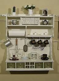 Regal Wandregal Kuechenregal Shabby Chic Aus Der Holzwerkstatt Von Ansolece Shabby Chic Regale Shabby Chic Dekor Regal