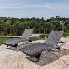 ▶ optez pour nos chaises longues en teck massif, à roulettes et réglables !┃pourquoi. Best Selling Home Decor Tiki Adjustable Chaise Lounge Brown Set Of 2 219443 Rona