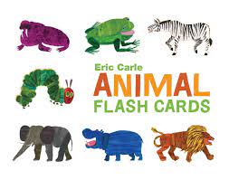The World Of Eric Carle Tm Eric Carle Animal Flash Cards Toddler Flashcards For Kids Animal Abc Baby Books Walmart Com