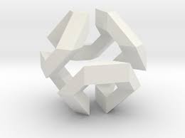 Hamilton Cycle On Truncated Octahedron 3d Printed 3d Printing Art Art Pictures Ideas Octahedron