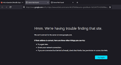 Unable to search - get 'Server Not Found' | Firefox Support Forum ...