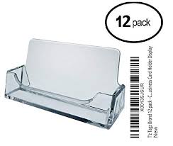 Find great deals on ebay for plastic business card holder. Desk Accessories Workspace Organizers Clear Plastic Business Card Holder Display Tz Tagz Brand 12 Pack Card Files Holders Racks