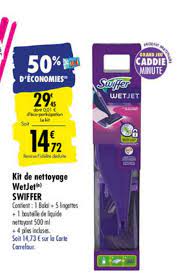 Swiffer 1 kit balai wetjet chez carrefour. Offre Kit De Nettoyage Wetjet Swiffer Chez Carrefour
